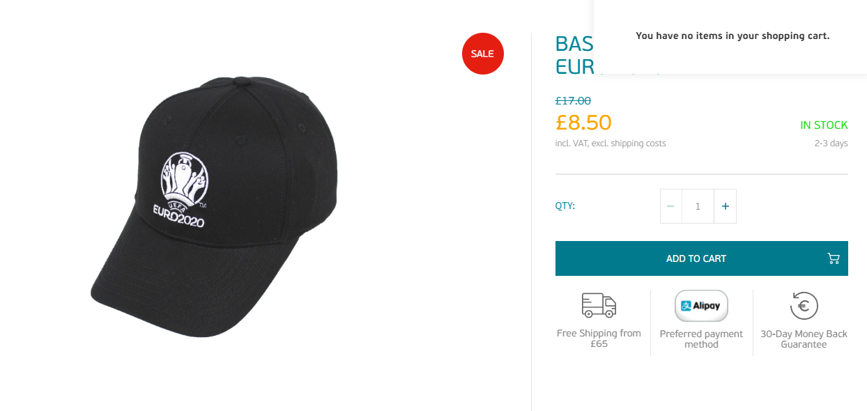 足球系列帽子欣赏2020欧洲杯