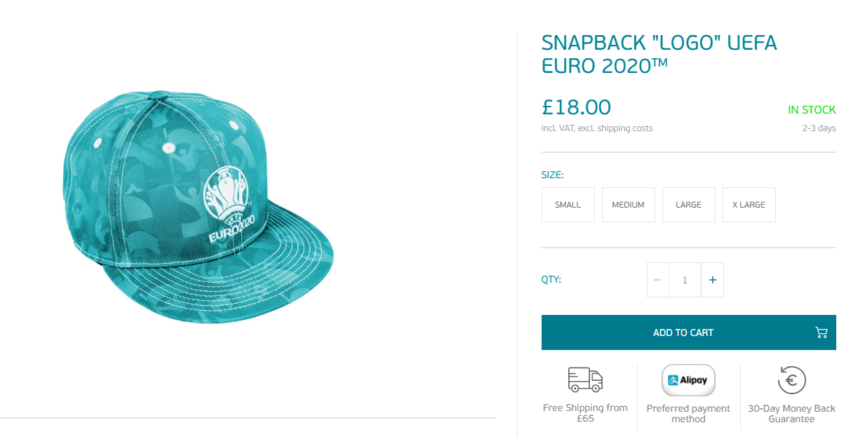 足球系列帽子欣赏2020欧洲杯