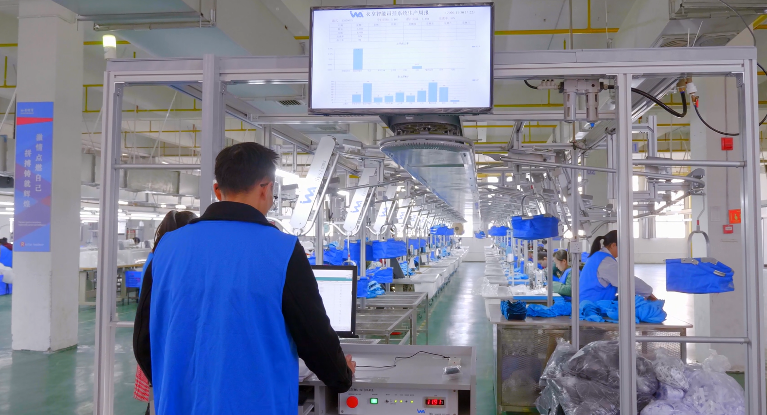 信息化的帽子厂家吊挂