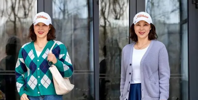 老年人时髦帽子穿搭