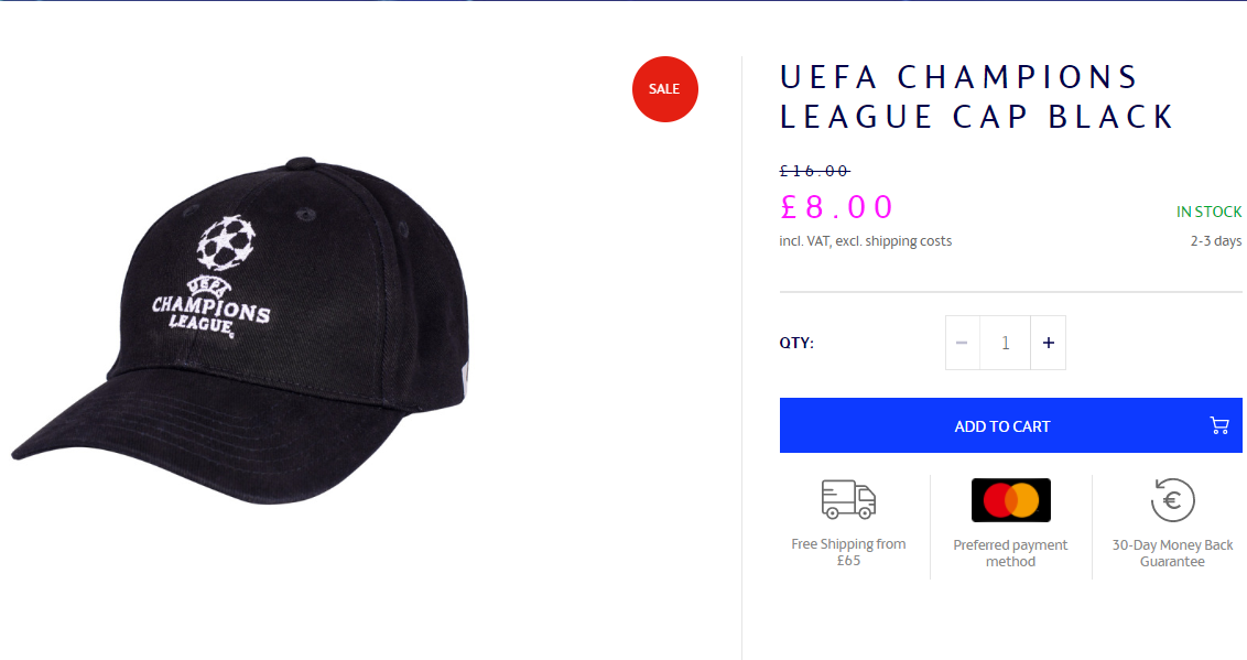 足球系列帽子欣赏欧冠系列