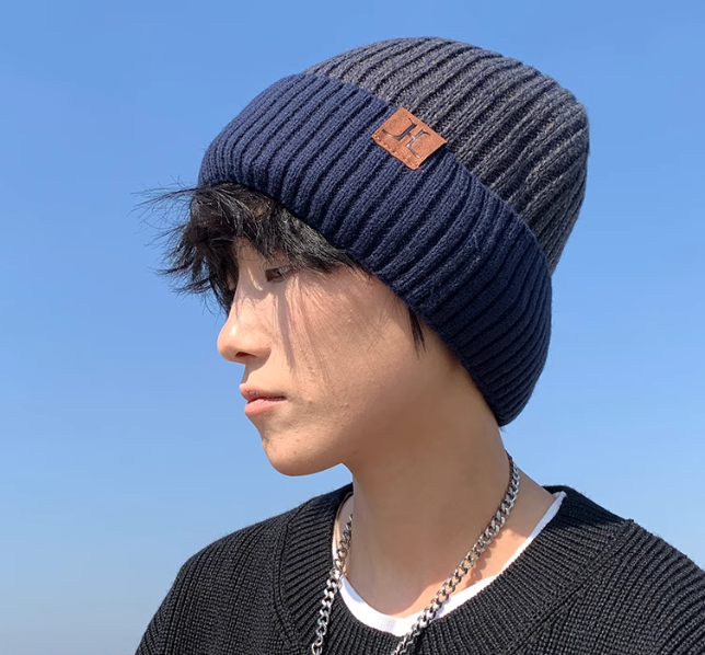 针织帽上的图案