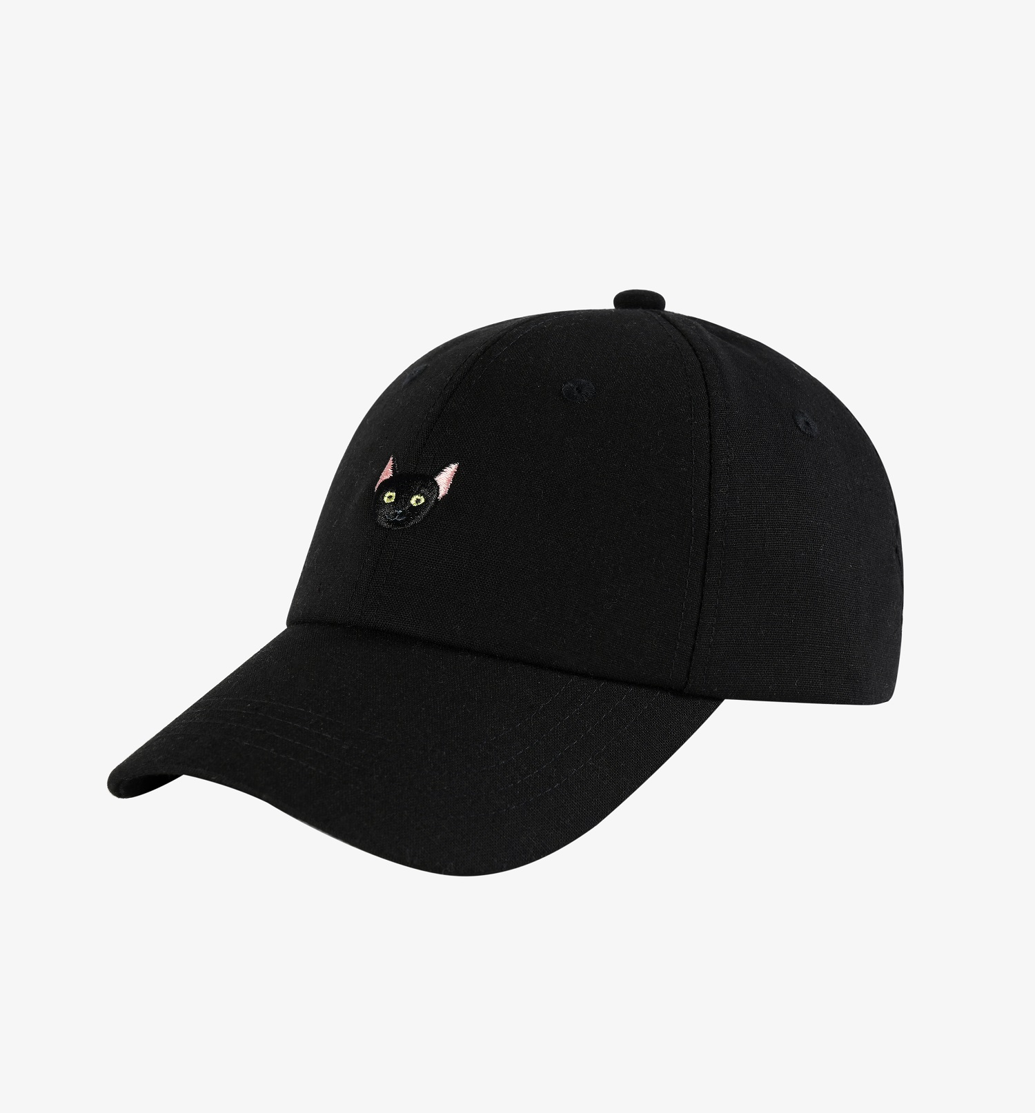 宠主系列绣花猫咪棒球帽